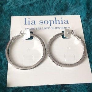 Lia Sophia cubic zirconia earrings
